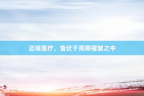 迈瑞医疗，蛰伏于周期褶皱之中