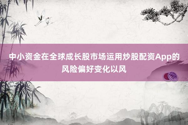 中小资金在全球成长股市场运用炒股配资App的风险偏好变化以风